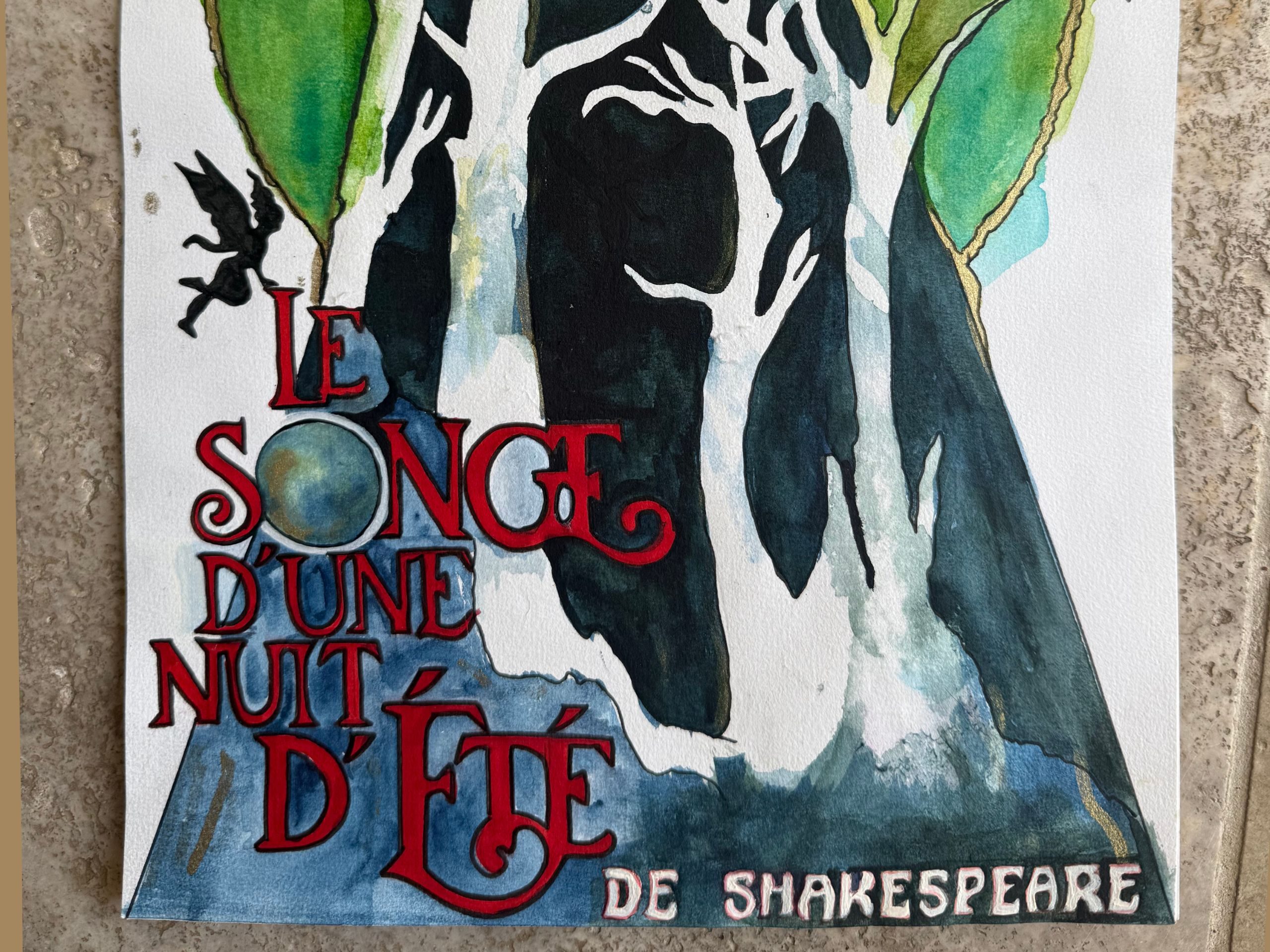 Affiche de la pièce "Songe d'une nuit d'été" - Festival Les Théâtrales